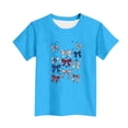 thumbnail image 4 of Rciityk Toddler Girls T Shirts 4th of July Outfits Casual American Flag Printed Crew Neck Short Sleeve Shirts - 3t Girl Clothes, 4 of 5