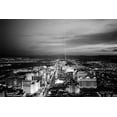 thumbnail image 2 of Highsmith, Carol 18x13 Gold Ornate Wood Framed with Double Matting Museum Art Print Titled - Las Vegas at Dusk, 2 of 4