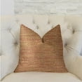 thumbnail image 2 of Plutus French Brick Orange and Beige Luxury Throw Pillow 22"L x22"W, 2 of 3