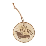 Tis the Season Wood Ornament