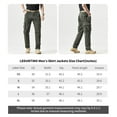 thumbnail image 7 of LEDUNTINO Men's Casual Cargo Pants, Workout Joggers, Relaxed Fit Stretch, Hiking Pants with Multi Pockets, Quick-Drying, 7 of 7