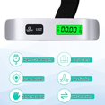 thumbnail image 2 of Electronic Luggage Scale, Portable Scale Travel Suitcase Scale, Luggage Scale Suitcase Temperature Measurement Function, Suitcase Scale Tare Function MAX 50 kg/ 110lb for Travel (Withou, 2 of 5