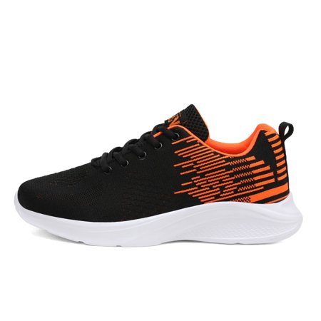 

PEASKJP Mens Running Shoes Sport Sneakers Lightweight Casual Walking Shoes Jogger Sneakers Orange 11