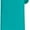 Teal, variant on Men's Solid Color 2 inch Width Skinny Neck Tie - Teal