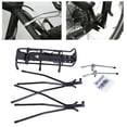 thumbnail image 2 of Bike Rear Carrier Rack Cargo Pannier Rack Touring Carrying Rack Storage, 2 of 6