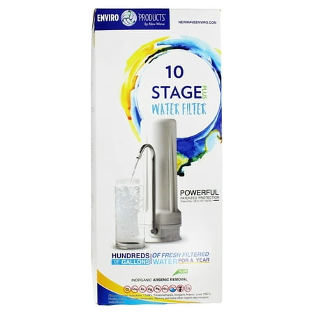 New Wave Enviro Products - 10 Stage Plus Countertop Water Filter (Best Under Counter Water Filter System)