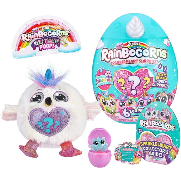 Rainbocorns - Plush Sparkle Heart Surprise Serie 2 - Flaming Rainbocorns Rainbocorns