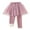 Pink, variant on Edvintorg Winter Kids Pants Girls Solid Lace Warm Fleece Lined Leggings Elastic Cotton Sweatpants Pants 2-8Years Girls Athletic Pants Christmas Gifts