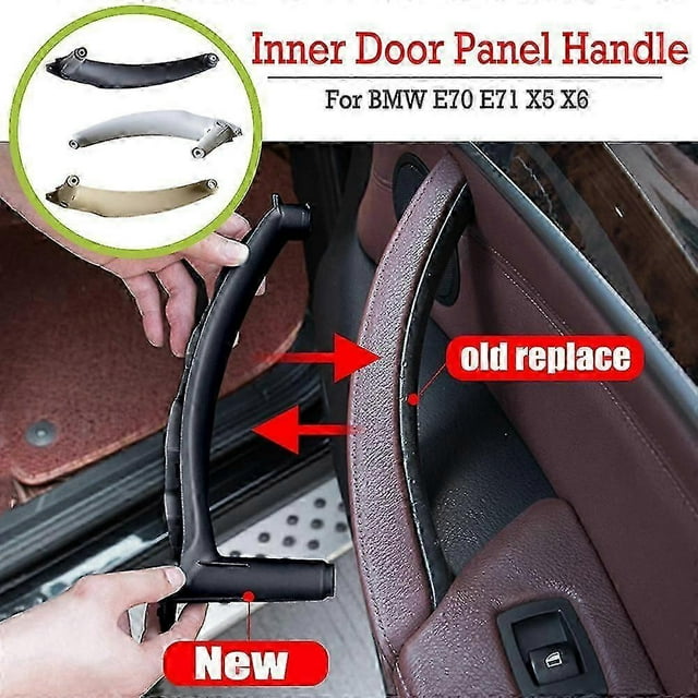 High qualityArmrest Car Left Right Front Rear Interior Door Handle Inner Panel Pull Trim Cover For BMW E70 E71 X5 X6 2007-2013