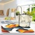 thumbnail image 5 of Yayeee Dish Drying Mat for Kitchen Counter 18"x24" Microfiber Absorbent Pad, Abstract Wavy, 5 of 7