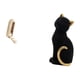 thumbnail image 5 of Gancho de pared plegable,Percheros plegables de pared,Gancho de pared para auriculares,perchero,Figura de escritorio,Estatua de gato,linda decoración para estante o escritorio, 5 of 8