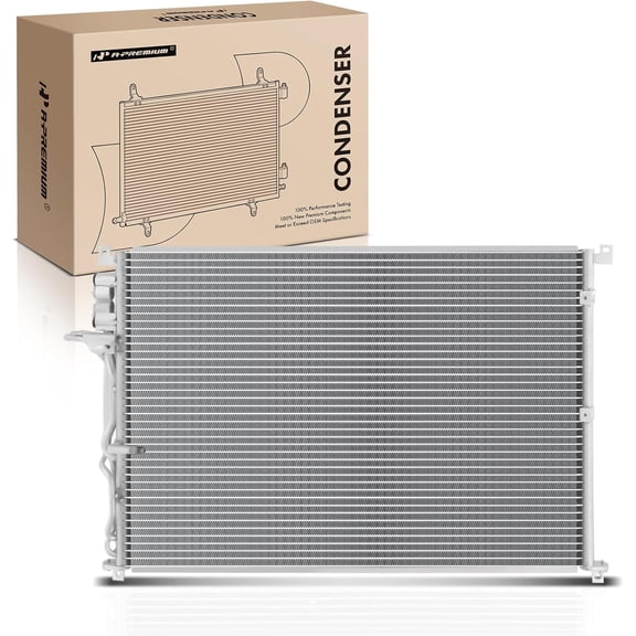 A-Premium Air Conditioning A/C Condenser Compatible with Audi A8 Quattro 2004-2011 4.2L 6.0L, Replace# 3269, 4E0260403F