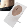 thumbnail image 4 of Reusable Silicone Belly Model,False Belly Design, Acrylic Bracket, Wide Usage Range, Suitable for Novice Puncture Division, Soft Silicone Material, Belly Piercing Display Model for, 4 of 7