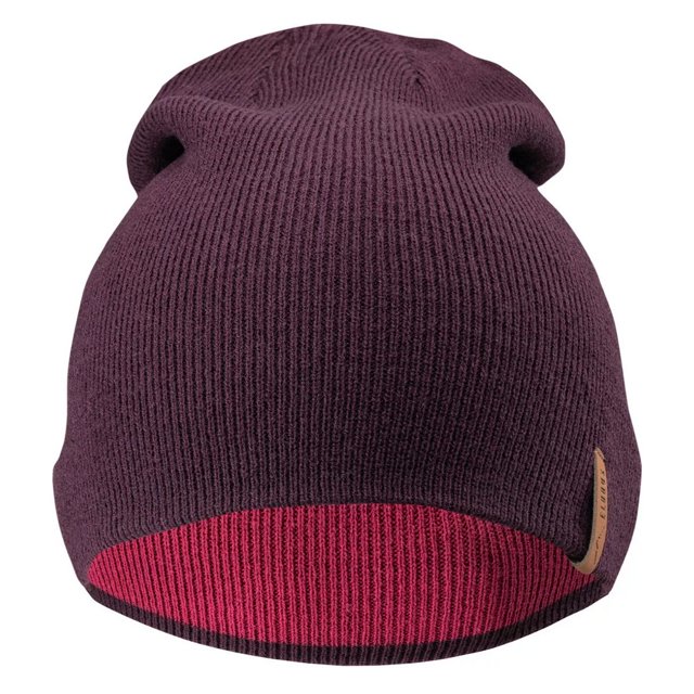 Elbrus - Gorro de Invierno Trend para Mujer (Púrpura Potente, Sangría)