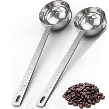 APLVFFZH Measuring Spoon Coffee Long Handle Metal Spice Tea for Ground ...