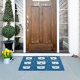 thumbnail image 5 of Yayeee Doormat for Inside 20"x32" Absorbent Low-Profile Washable Non-Slip Rubber Backed Entryway Rug, Blue Polar Bear, 5 of 8