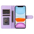 thumbnail image 6 of JTCASES Compatible with iPhone 11 6.1 inch Case Wallet Flip Folio Case [Kickstand] with RFID Blocking Card Holders [Shockproof] and Wrist Strap Phone Cover for Men Women Girls, Purple, 6 of 13