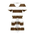 thumbnail image 3 of ameIAEA Robes T-Shirts à Manches Courtes pour Femmes Été 2024 Col en V Robe Ample avec Poches, 3 of 5