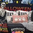 thumbnail image 3 of Halloween Pillow Covers 12x20 inch Happy Halloween Ghost Halloween Pink Lumbar Pillow Covers Decorations Happy Halloween Sofa Bed Outdoor Car Decoration, 3 of 6