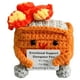 thumbnail image 3 of Lindo Crochet Contenedor Basura Fuego Apoyo Emocional Regalos Divertidos () Rojo, 3 of 6