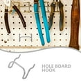 thumbnail image 3 of Pretyzoom Pegboard Organizer Hooks Heavy Duty Stainless Steel for Bins 10Pcs, 3 of 7