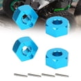 thumbnail image 2 of Montaje Hexagonal Rc Para Montaje Hexagonal Wltoys Accesorios Rc Piezas Rc Aleación De Aluminio 5.5MM RC Hex Mount Connector Fit For WLtoys RC 1:10 Off Road Vehicle Upgrade Cergrey Azul K949-009B, 2 of 8