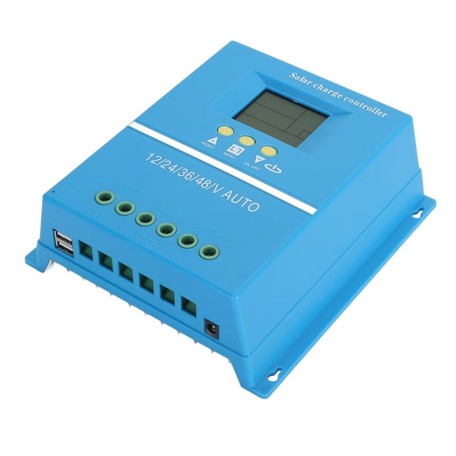 Regulador Del Panel De Controlador Solar MPPT Voltaje Adaptativo 12V 24V 36V 48V Auto Con Pantalla LCD Para Fotovoltaico