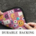 thumbnail image 6 of Halloween Cute Icons on Pink Pattern Door Rugs,Washable Non Slip Door Mats Indoor,Decorative Door Mats,Entry Mat Indoor for Entrance,Bedroom,Kitchen,Bathroom,30"x17", 6 of 6
