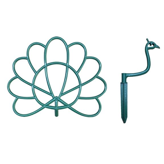 Universal Triple Support Stakes Flower Cage Grow Through Grid Stake for Strawberries Peonies Sunflowers Climbing Garden Decor