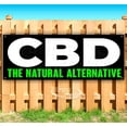 thumbnail image 1 of Cbd The Natural Alternative 13 oz Vinyl Banner With Metal Grommets, 1 of 4
