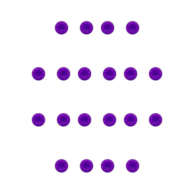 Paquete de 2 Fundas de silicona Bearachild para Gamepad Joystick Caps Reemplazo para One Violeta 10Conjunto
