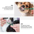 thumbnail image 4 of 4 cepillos de dientes para mascotas, cepillo de dientes de silicona de 360 ​​grados, cuidado dental, limpieza profunda para perros y gatos pequeños, verde y blanco JAMW Sencillez, 4 of 5
