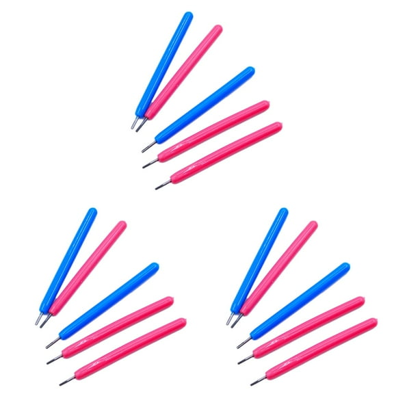 15 Pcs Paper Curling Neddle Craft Rolling Tool Papercraft Needle Quilled