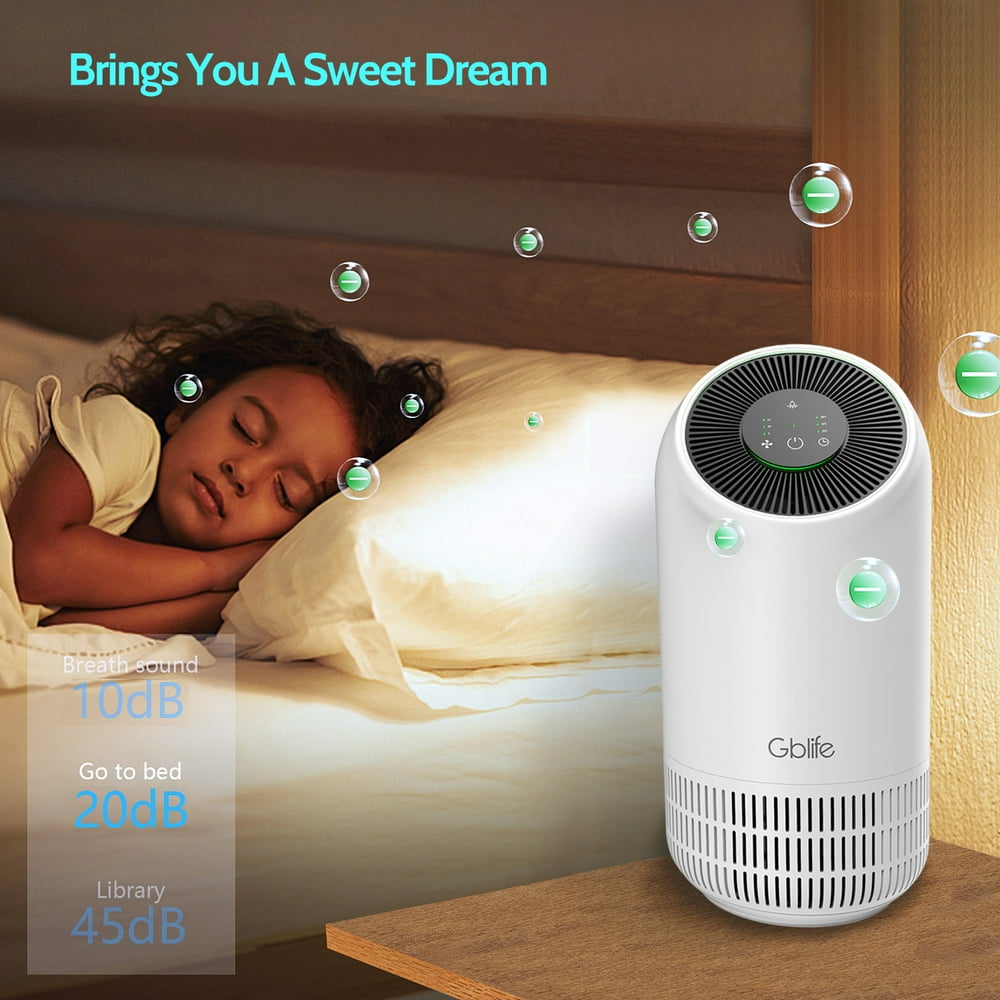 GBlife fillo Air Purifier for Home Allergies and Pets Hair Smokers in