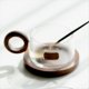 thumbnail image 4 of Juego de Tazas de Café, de Té de Vidrio con Cuchara, Posavasos de Madera, de Té con Leche Sencilla para el Hogar, de Agua de Vidrio, 4 of 5