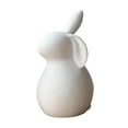 thumbnail image 1 of veasfak Adorable Easter Bunny Figurines Sculpture Ceramic Crafts Miniature Animal Rabbit A 7.3x13cm, 1 of 9