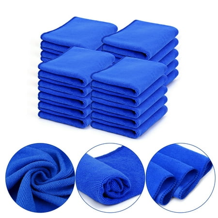 

12*28” Microfiber Cleaning Cloths Cleaning Cloth Drying Towel All-Purpose Softer Highly Absorbent Lint Free Streak Free Wash Cloth for House Kitchen Car Window