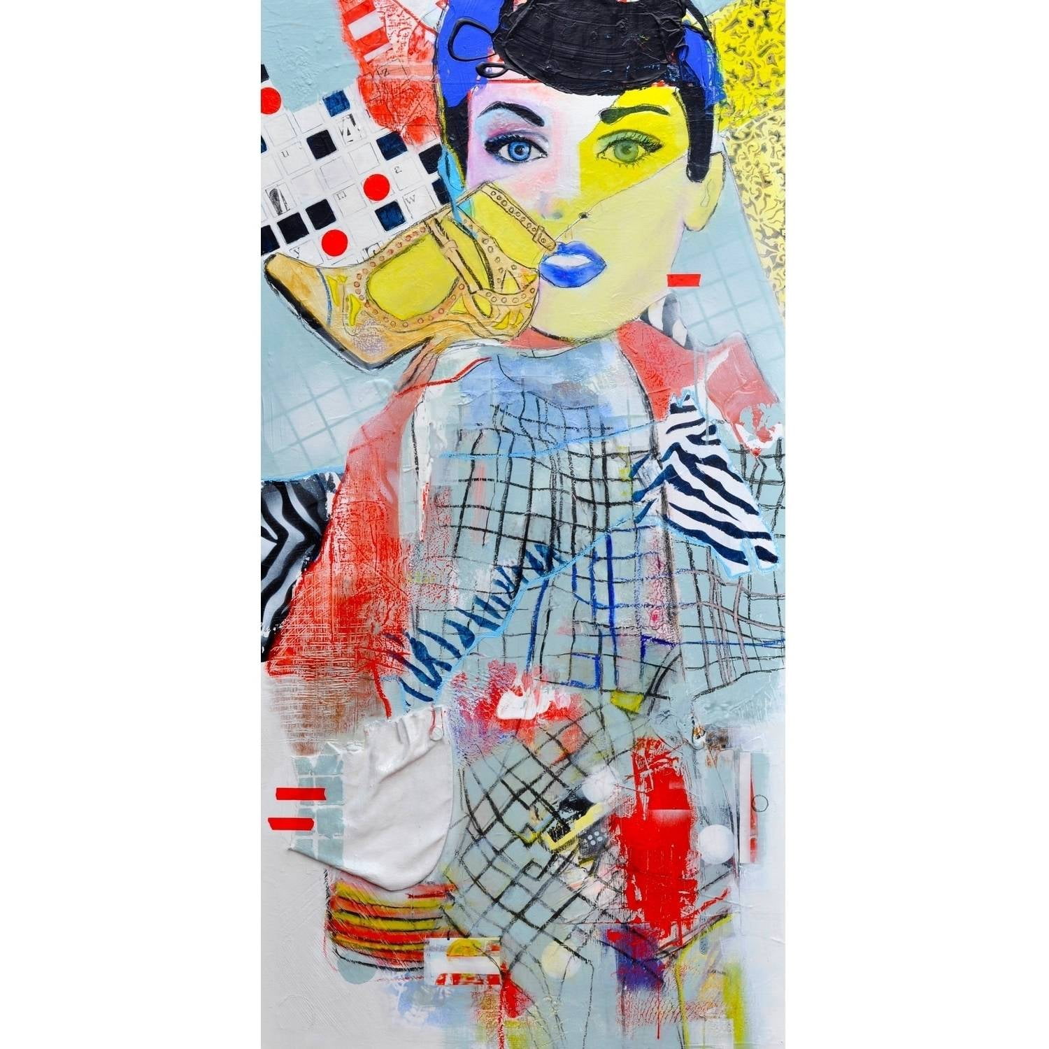 Marmont Hill ''Wax Doll'' Painting Print on Wrapped Canvas