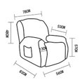 thumbnail image 3 of Lefu Elastic all-inclusive recliner cover protective cover thickened, 3 of 7