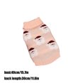 thumbnail image 3 of Christmas Princess Sweater, Small Cats Dogs, Chest 15.7 in Back L 11.8 in, Pet Apparel for Autumn Winter, 3 of 6