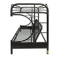 thumbnail image 4 of ACME Furniture Eclipse Twin XL over Queen and Futon Bunk Bed in Black, 4 of 7