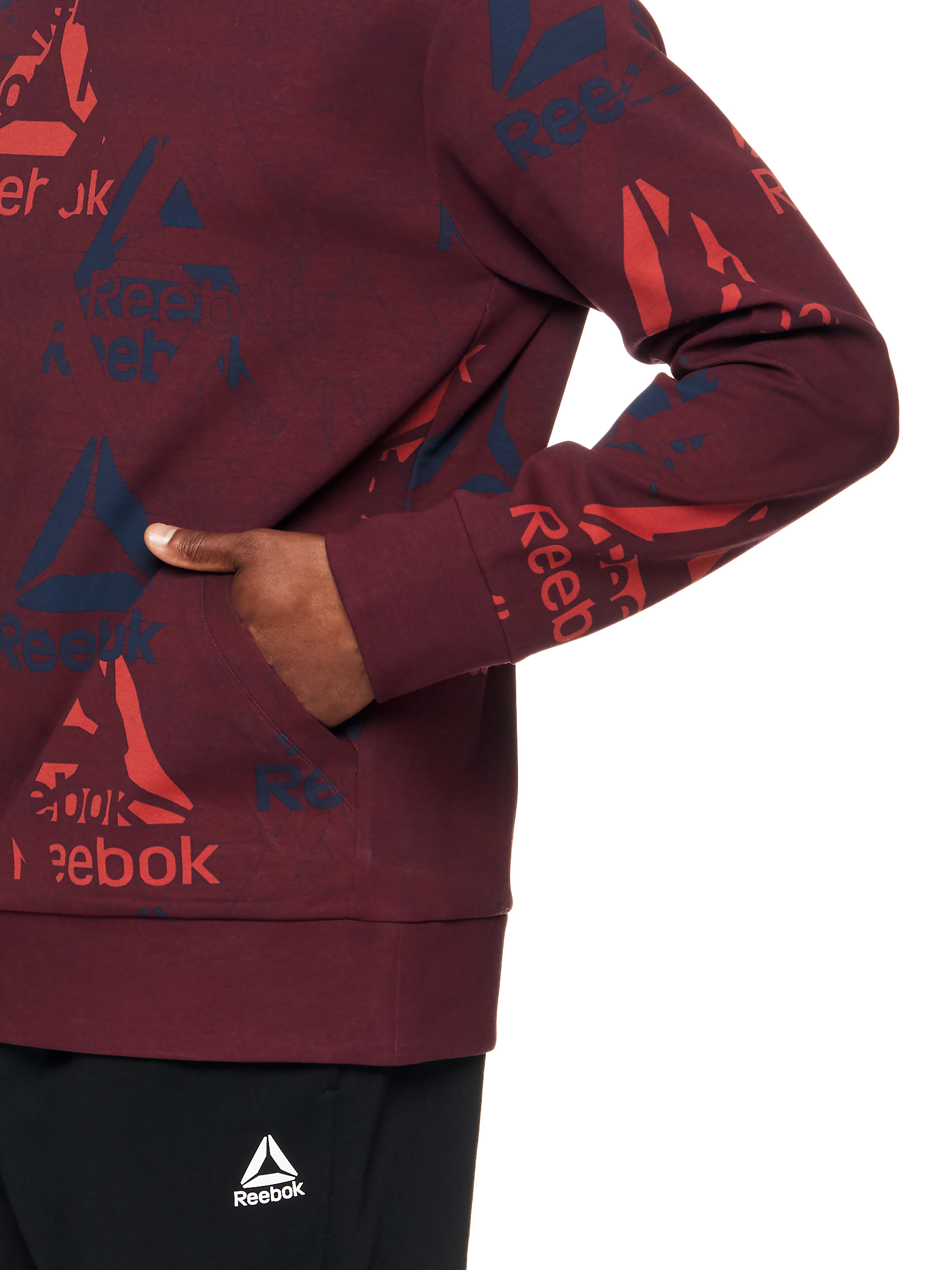 Reebok Men's and Big Men's Unwind Hoodie, up to Size 3XL