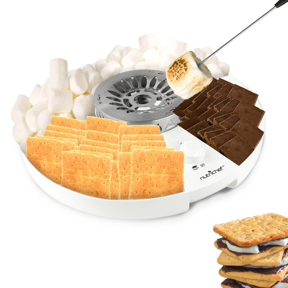 NutriChef PKSMGM26 S’mores Maker Electric Marshmallow Candy Melter