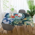thumbnail image 3 of Yayeee Tablecloths 54" x 72" Rectangle Wrinkle Resistant Party Table Cover, Red Goldfish, 3 of 8