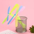thumbnail image 2 of 10pcs Rubbing Non-luminous Bamboo Plastic Dragonfly, Double Flying Leaf, With Random Color Options, 2 of 4