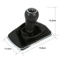 thumbnail image 4 of Car Gear  Knob Boot, 5 Speed Gearstick Gaiter Kit PU Leather  For Upgrade, 4 of 8
