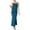 Blue, variant on Kaemgyyd Wedding Guest Dresses for Women Spaghetti Strap Square Neck Sleeveless Side Split Maxi Dress Fall Outfit