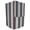 Gray Blue Brown, variant on Colorful Stripes Coffee Maker Cover by Penny's Needful Things (Rust)