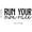 Black, variant on Vinyl Wall Art Decal - Run Your Own Race - 9" x 22" - Modern Inspirational Quote For Home Apartment Bedroom Closet Living Room Office Decoration Sticker