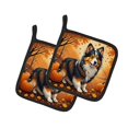 thumbnail image 2 of Sheltie Fall Pair of Pot Holders, 2 of 2
